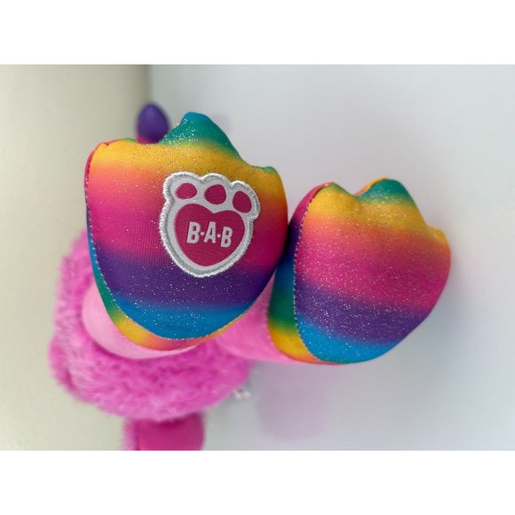 Build-a-Bear Rainbow Flamingo Pink Plush Stuffed Animal 20.5" Toy - Picture 12 of 13